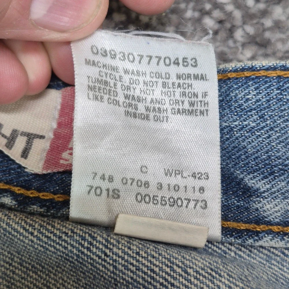 Vintage Levi's 559 Relaxed Straight Jeans Mens 34x32 Blue Denim Baggy Skate